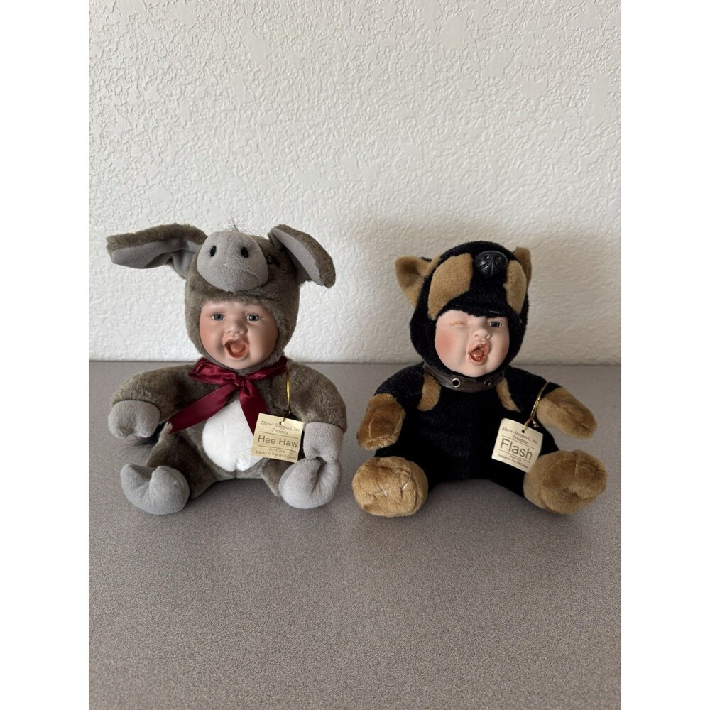 Babes in The Wild Porcelain Doll Set by Show Stoppers